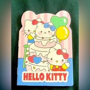 Hello Kitty Birthday Party Small Notebook with Unique Cute Multicolor Design